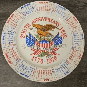 1976 United States Bicentennial Commemorative Collectors Plate